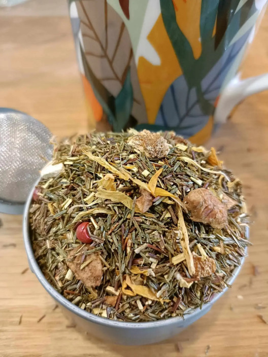 Rooibos Pêché Mignon BIO - The Nuts Shop Bordeaux