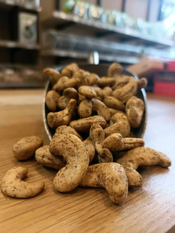 Noix de cajou romarin et ail, élaboré artisanalement - The Nuts Shop