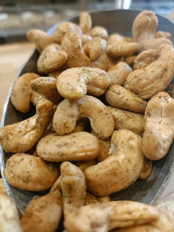 Noix de cajou romarin et ail, élaboré artisanalement - The Nuts Shop