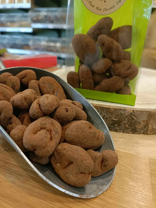 Truffes de Noix de Pécan - Noix Enrobées Chocolat Cacao