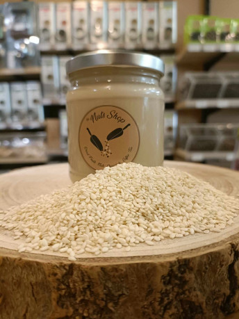 Purée de sésame artisanale 100% naturelle, fabriquée à Bordeaux