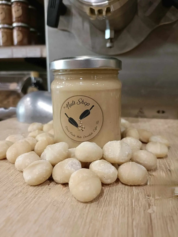 Purée de noix de macadamia torréfiées artisanale, 100% Naturelle