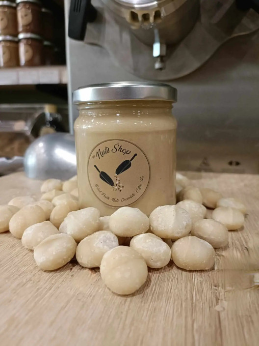 Purée de noix de macadamia torréfiées artisanale, 100% Naturelle