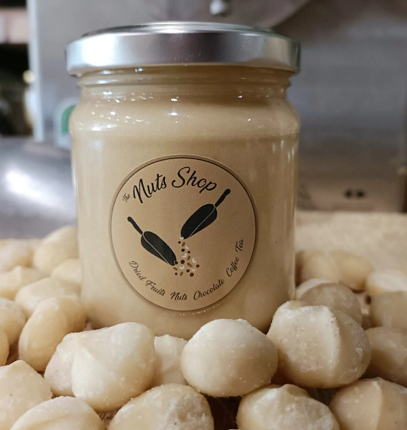 Purée de noix de macadamia torréfiées artisanale, 100% Naturelle