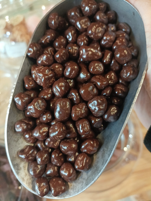 Coeur d'orange au chocolat noir