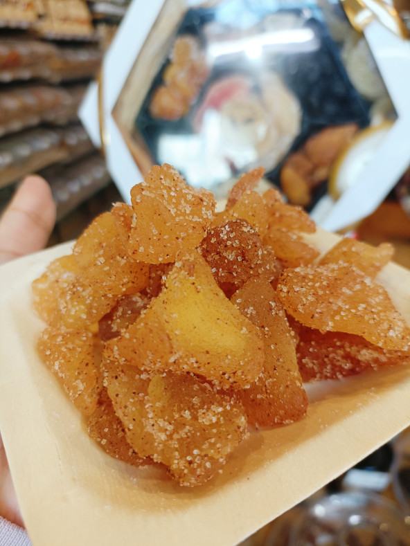 Pomme déshydratée à la cannelle