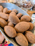 Amandes Gianduja – Enrobées de chocolat noir et saupoudrées de cacao