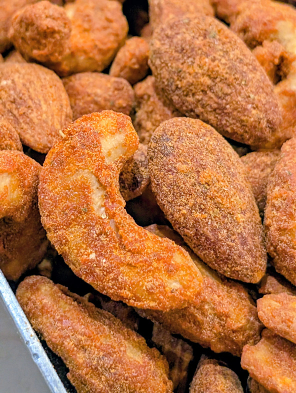 Mélange de noix de cajou et d'amandes torréfiées saveur fromage