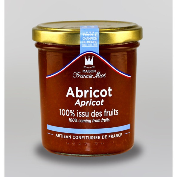 Confiture Abricot 100% Fruit - THE NUTS SHOP