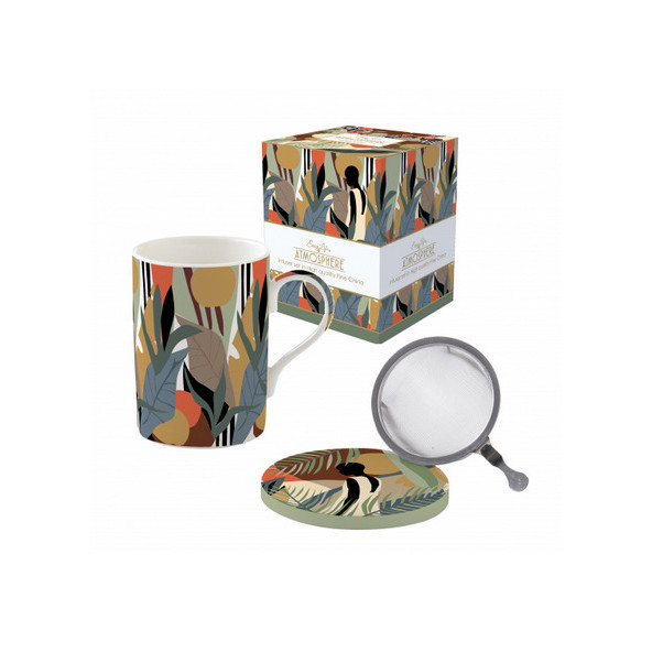 Tisanière NAIROBI en Porcelaine avec Filtre Inox - 35cl