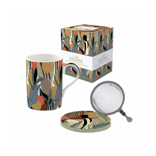 Tisanière NAIROBI en Porcelaine avec Filtre Inox - 35cl