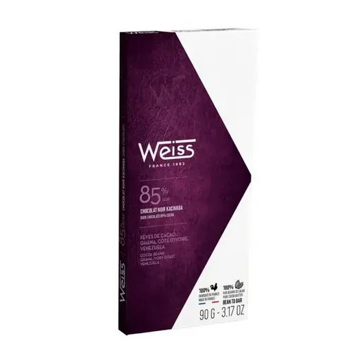 Tablette Chocolat Noir Kacinkoa 85% - 90g (WEISS)