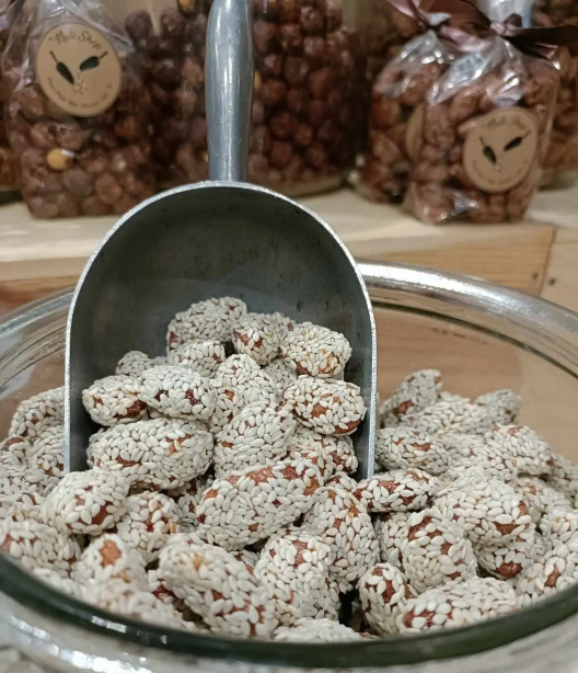 Amandes Caramélisées Sésame saveur Vanille – La gourmandise saine
