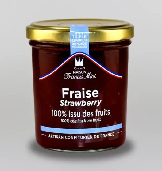 Confiture de fraise avec 100% de fruits