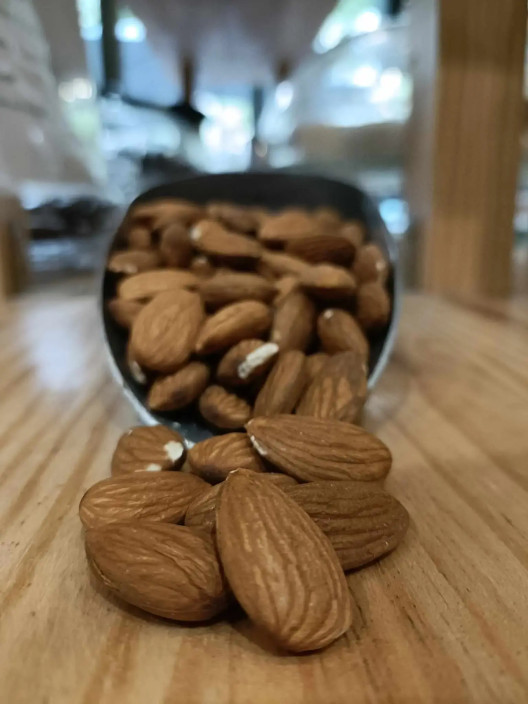 Amandes torréfiées salées 0% MG - une pointe de saveur intense