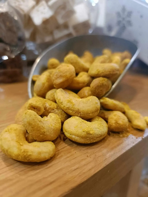 Noix de Cajou Curry Bio - The Nuts Shop Bordeaux