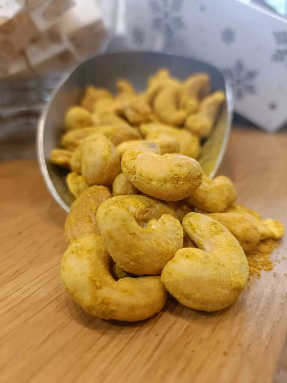Noix de Cajou Curry Bio - The Nuts Shop Bordeaux